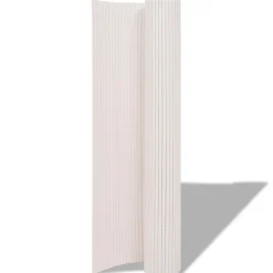 Maison Exclusive - Clôture de jardin double face 90 x 300 cm blanc Outlet