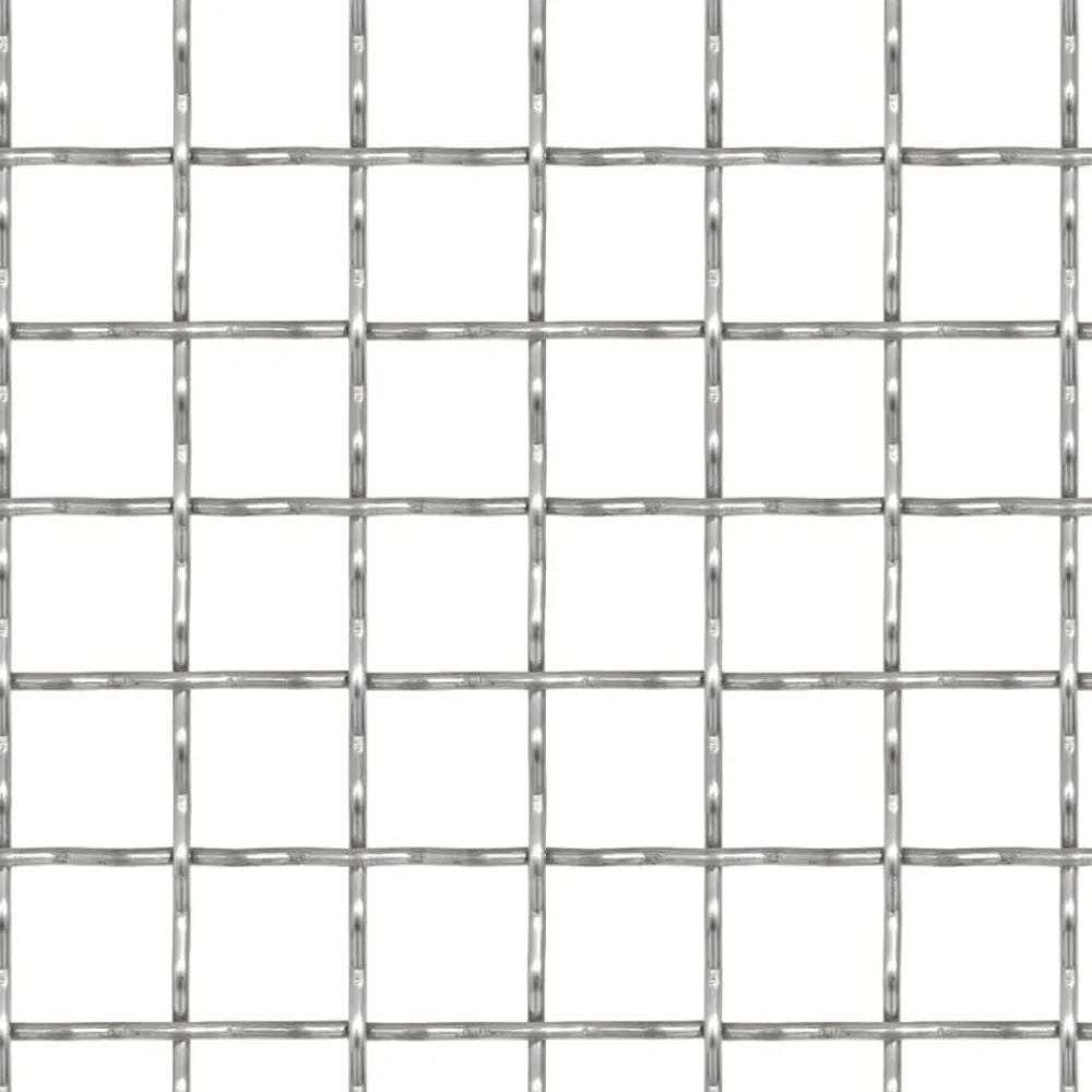 Maison Exclusive - Clôture de jardin sertie acier inoxydable 50x50 cm 11x11x2 mm