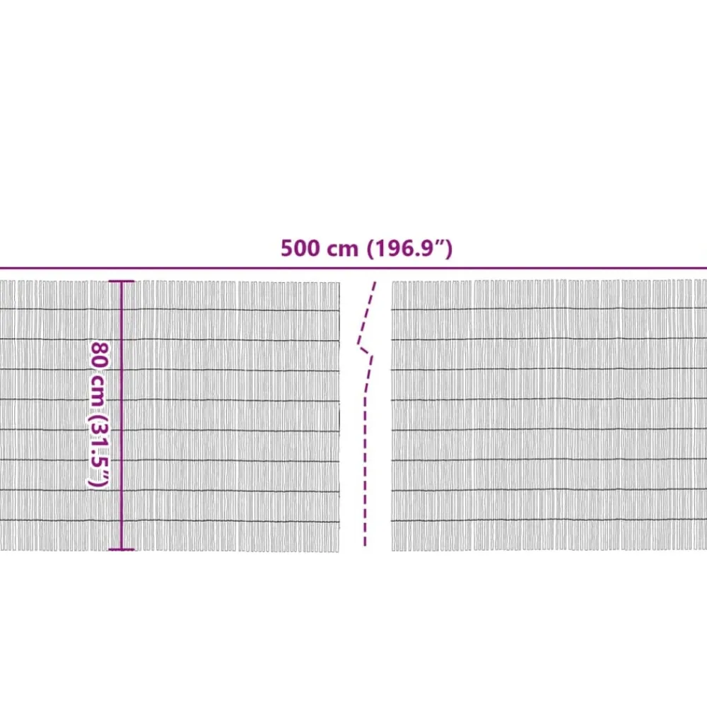 Maison Exclusive - Clôture de jardin 500x80 cm roseau Sale