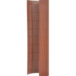 Maison Exclusive - Clôture de jardin double face 110x400 cm marron Discount