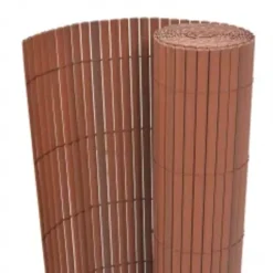 Maison Exclusive - Clôture de jardin double face 110x400 cm marron Discount