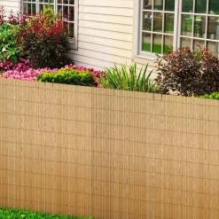 Maison Exclusive Brise-Vues, Bordures Et Dallages | - Clôture de jardin en roseau 500x100 cm