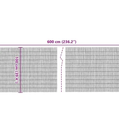 Maison Exclusive - Clôture de jardin 600x100 cm roseau Online