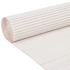 Maison Exclusive - Clôture de jardin double face 90x400 cm blanc Best