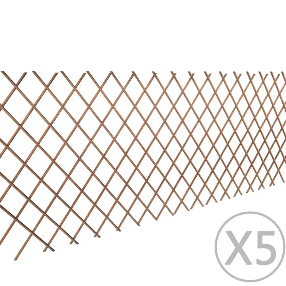 Maison Exclusive - Clôture en treillis de saule 5 pcs 180x90 cm Best