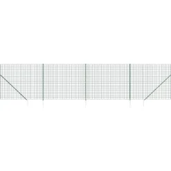 Maison Exclusive - Clôture en treillis métallique et piquet d'ancrage vert 1,6x10m Discount
