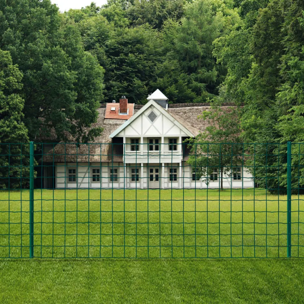 Maison Exclusive Brise-Vues, Bordures Et Dallages | - Clôture euro acier 20x1,2 m vert