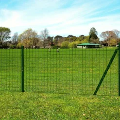 Maison Exclusive - Clôture euro acier 10 x 1,7 m vert Clearance
