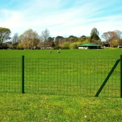 Maison Exclusive - Clôture euro acier 25 x 0,8 m vert New
