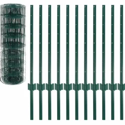 Maison Exclusive - Clôture euro acier 20x0,8 m vert Online