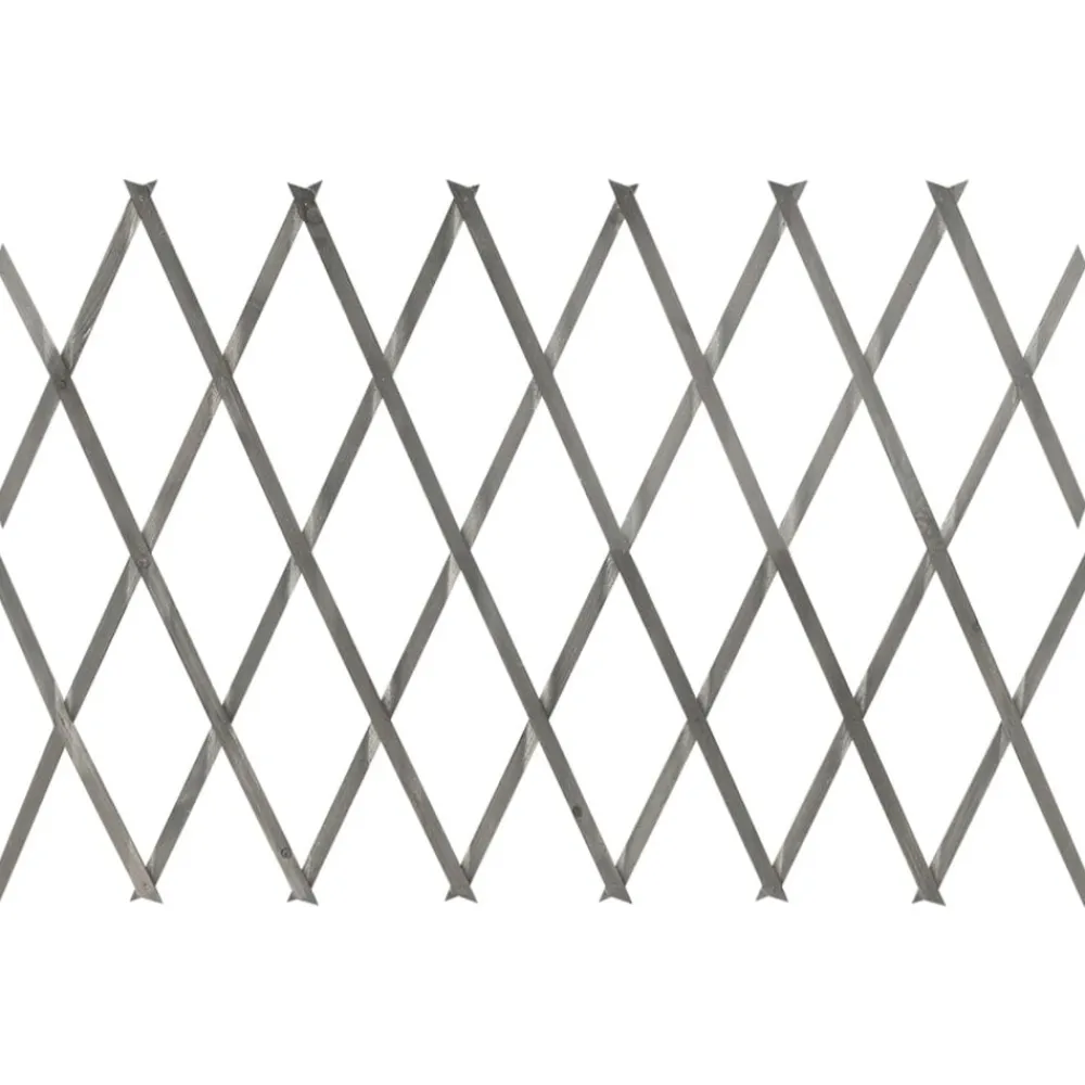Maison Exclusive Brise-Vues, Bordures Et Dallages | - Clôture à treillis 5 pcs gris bois de sapin massif 180x60 cm