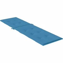 Maison Exclusive Coussins Extérieurs Et Accessoires | - Coussin de chaise longue bleu mélangé (75+105) x 50 x 4 cm tissu