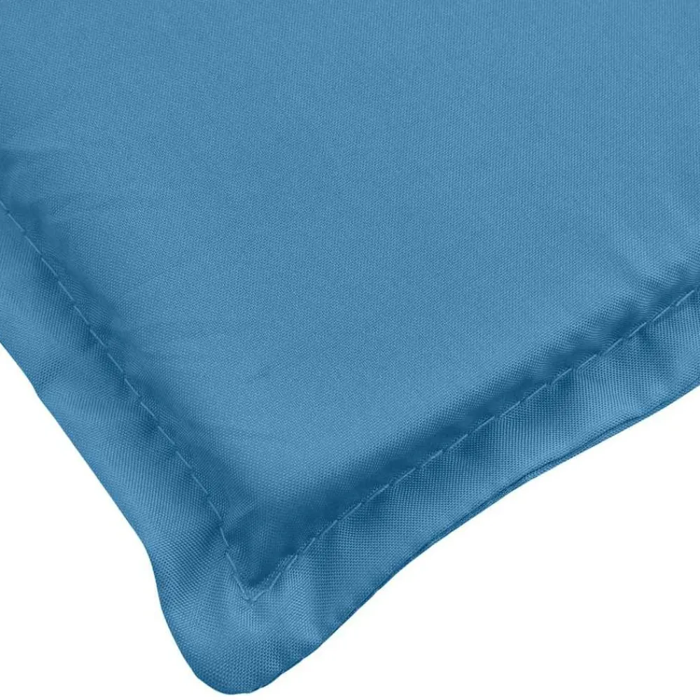 Maison Exclusive Coussins Extérieurs Et Accessoires | - Coussin de chaise longue bleu mélangé (75+105) x 50 x 4 cm tissu