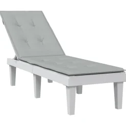 Maison Exclusive - Coussin de chaise longue gris clair mélangé (75+105) x 50 x 4 cm Discount