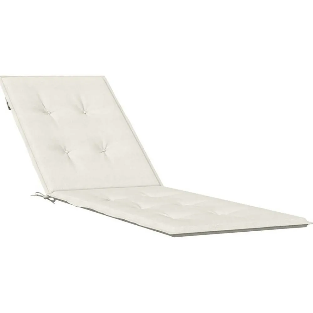 Maison Exclusive - Coussin de chaise longue crème mélangé (75+105) x 50 x 4 cm Clearance