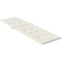 Maison Exclusive - Coussin de chaise longue crème mélangé (75+105) x 50 x 4 cm Clearance