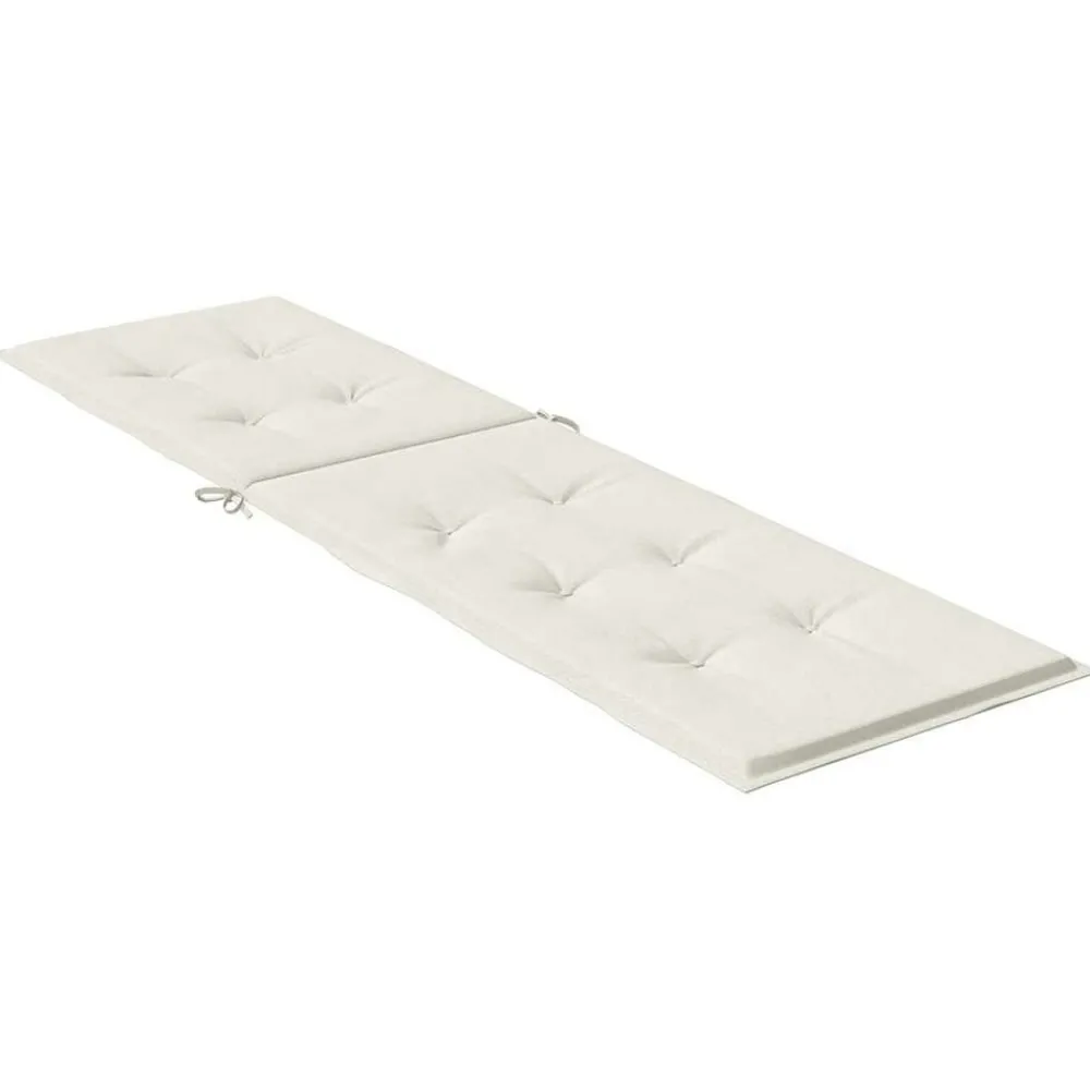Maison Exclusive - Coussin de chaise longue crème mélangé (75+105) x 50 x 4 cm Clearance