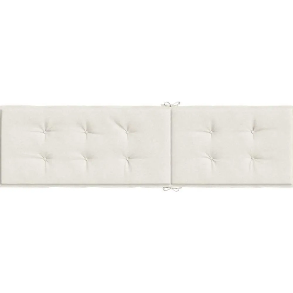 Maison Exclusive - Coussin de chaise longue crème mélangé (75+105) x 50 x 4 cm Clearance