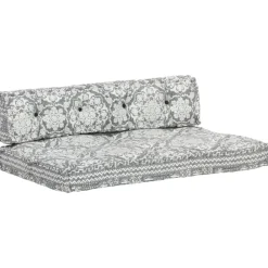 Maison Exclusive Coussins Extérieurs Et Accessoires | - Coussin de canapé palette marron clair tissu patchwork