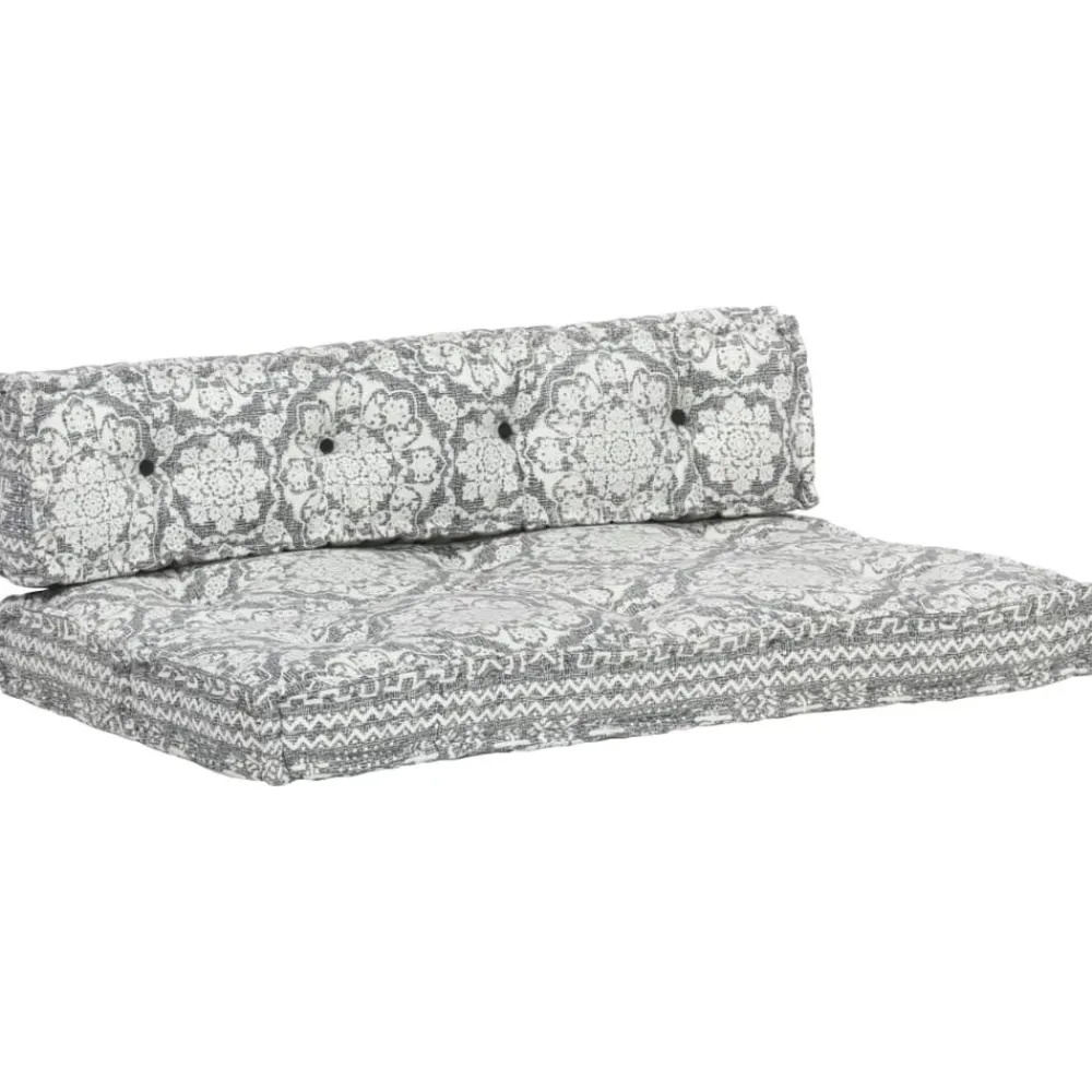 Maison Exclusive Coussins Extérieurs Et Accessoires | - Coussin de canapé palette marron clair tissu patchwork