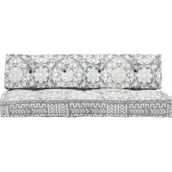 Maison Exclusive Coussins Extérieurs Et Accessoires | - Coussin de canapé palette marron clair tissu patchwork