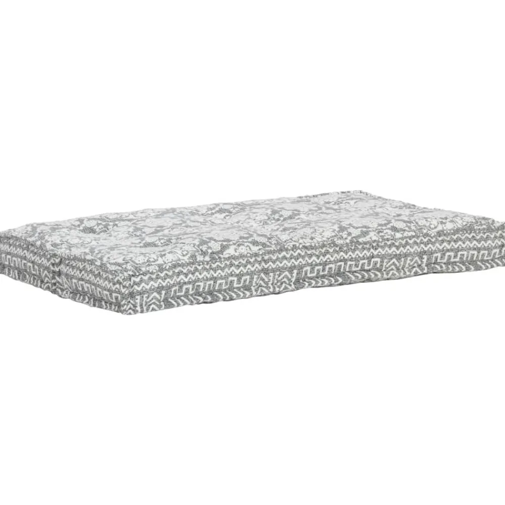 Maison Exclusive Coussins Extérieurs Et Accessoires | - Coussin de canapé palette marron clair tissu patchwork