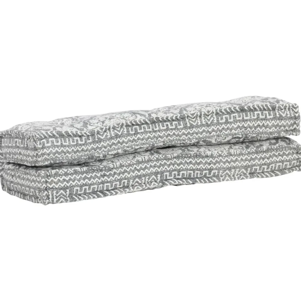 Maison Exclusive Coussins Extérieurs Et Accessoires | - Coussin de canapé palette marron clair tissu patchwork