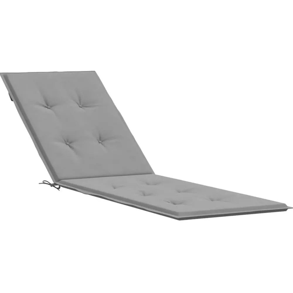 Maison Exclusive Coussins Extérieurs Et Accessoires | - Coussin de chaise de terrasse gris (75+105)x50x4 cm
