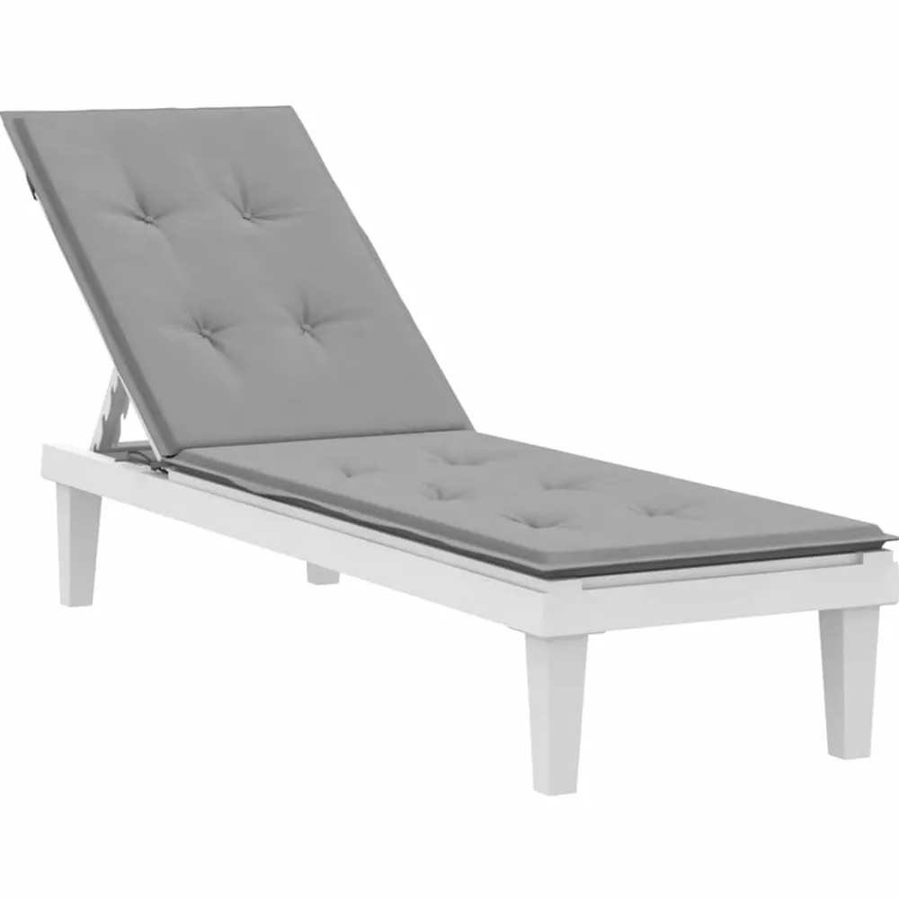 Maison Exclusive Coussins Extérieurs Et Accessoires | - Coussin de chaise de terrasse gris (75+105)x50x4 cm