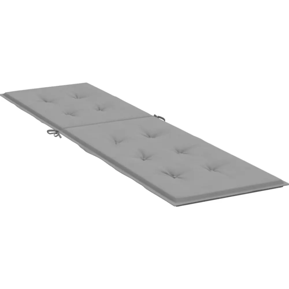 Maison Exclusive Coussins Extérieurs Et Accessoires | - Coussin de chaise de terrasse gris (75+105)x50x4 cm