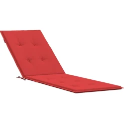 Maison Exclusive Coussins Extérieurs Et Accessoires | - Coussin de chaise de terrasse rouge (75+105)x50x4 cm