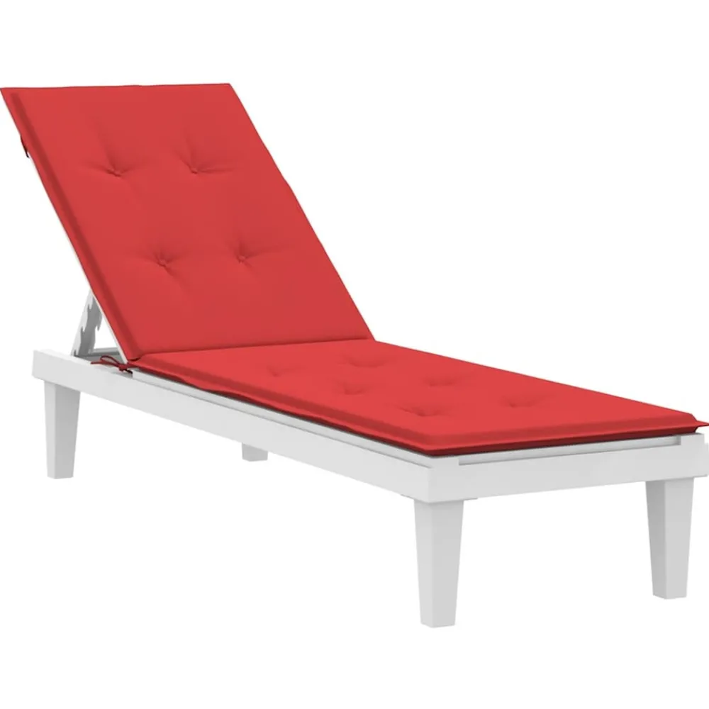 Maison Exclusive Coussins Extérieurs Et Accessoires | - Coussin de chaise de terrasse rouge (75+105)x50x4 cm