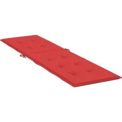 Maison Exclusive Coussins Extérieurs Et Accessoires | - Coussin de chaise de terrasse rouge (75+105)x50x4 cm
