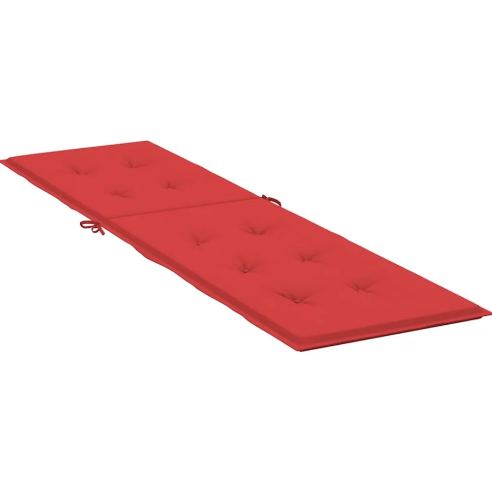 Maison Exclusive Coussins Extérieurs Et Accessoires | - Coussin de chaise de terrasse rouge (75+105)x50x4 cm