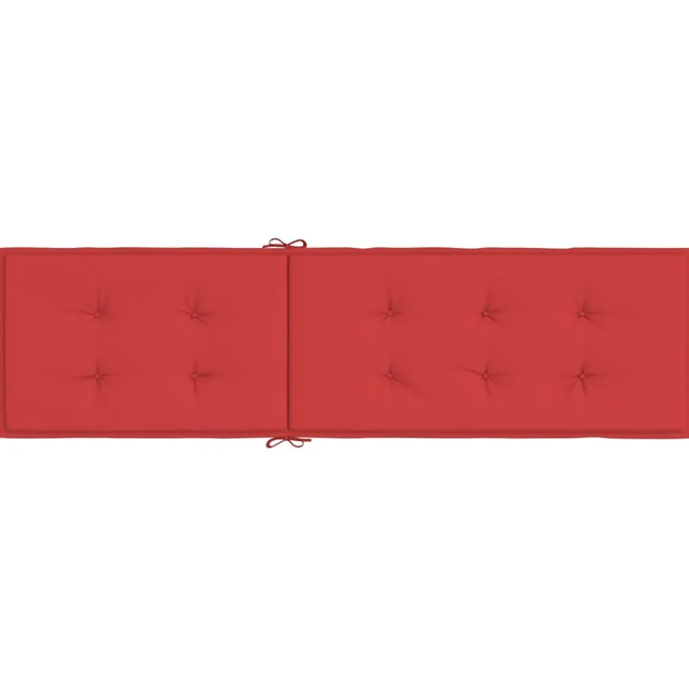 Maison Exclusive Coussins Extérieurs Et Accessoires | - Coussin de chaise de terrasse rouge (75+105)x50x4 cm