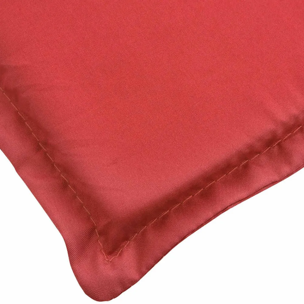 Maison Exclusive Coussins Extérieurs Et Accessoires | - Coussin de chaise de terrasse rouge (75+105)x50x4 cm