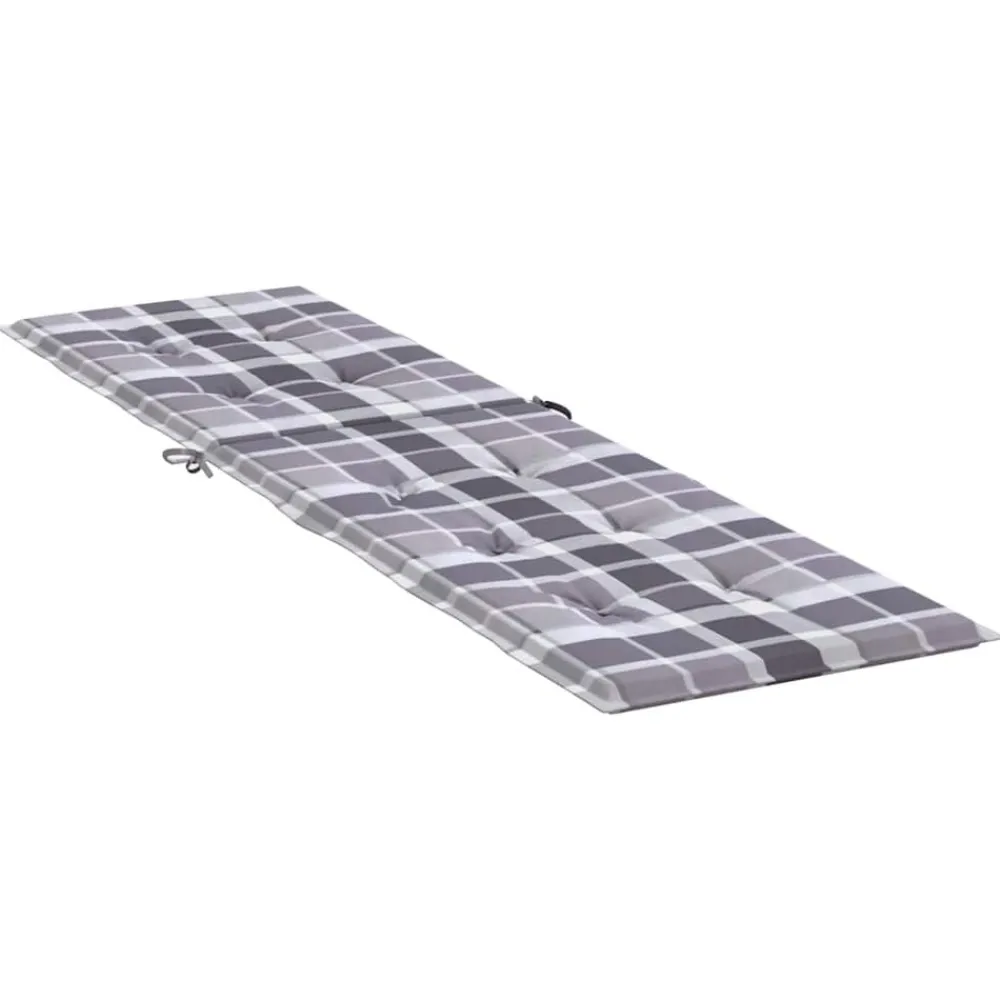 Maison Exclusive Coussins Extérieurs Et Accessoires | - Coussin de chaise longue vert mélangé (75+105) x 50 x 4 cm tissu