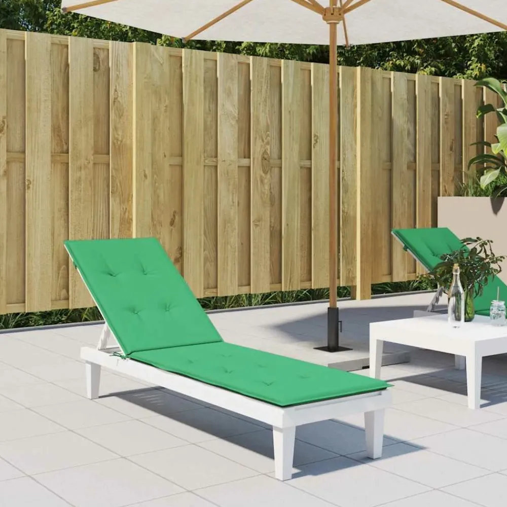 Maison Exclusive Coussins Extérieurs Et Accessoires | - Coussin de chaise de terrasse vert (75+105)x50x4 cm