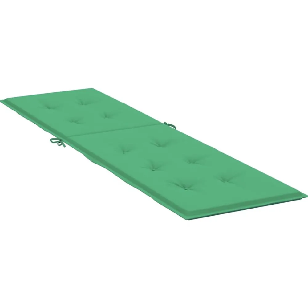 Maison Exclusive Coussins Extérieurs Et Accessoires | - Coussin de chaise de terrasse vert (75+105)x50x4 cm