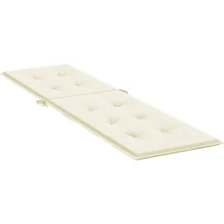 Maison Exclusive - Coussin de chaise de terrasse crème (75+105)x50x4 cm Online
