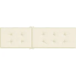 Maison Exclusive - Coussin de chaise de terrasse crème (75+105)x50x4 cm Online