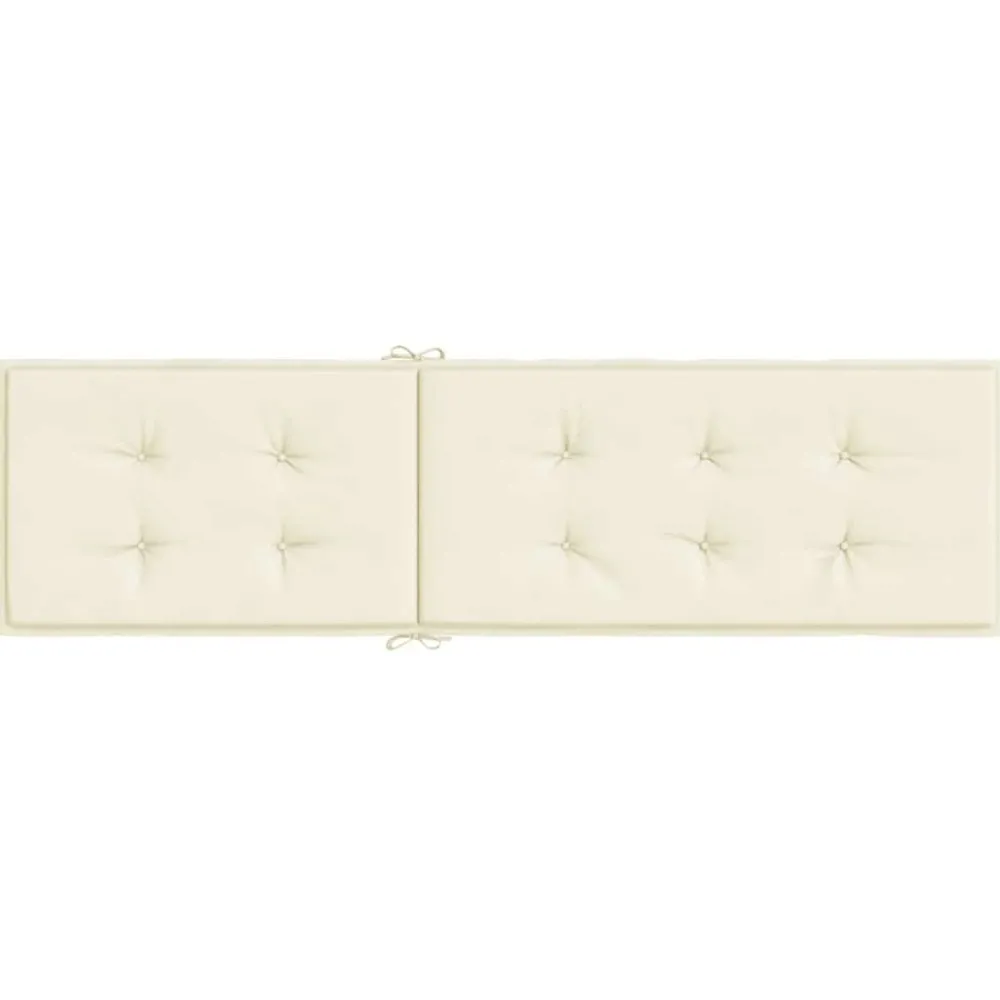 Maison Exclusive - Coussin de chaise de terrasse crème (75+105)x50x4 cm Online