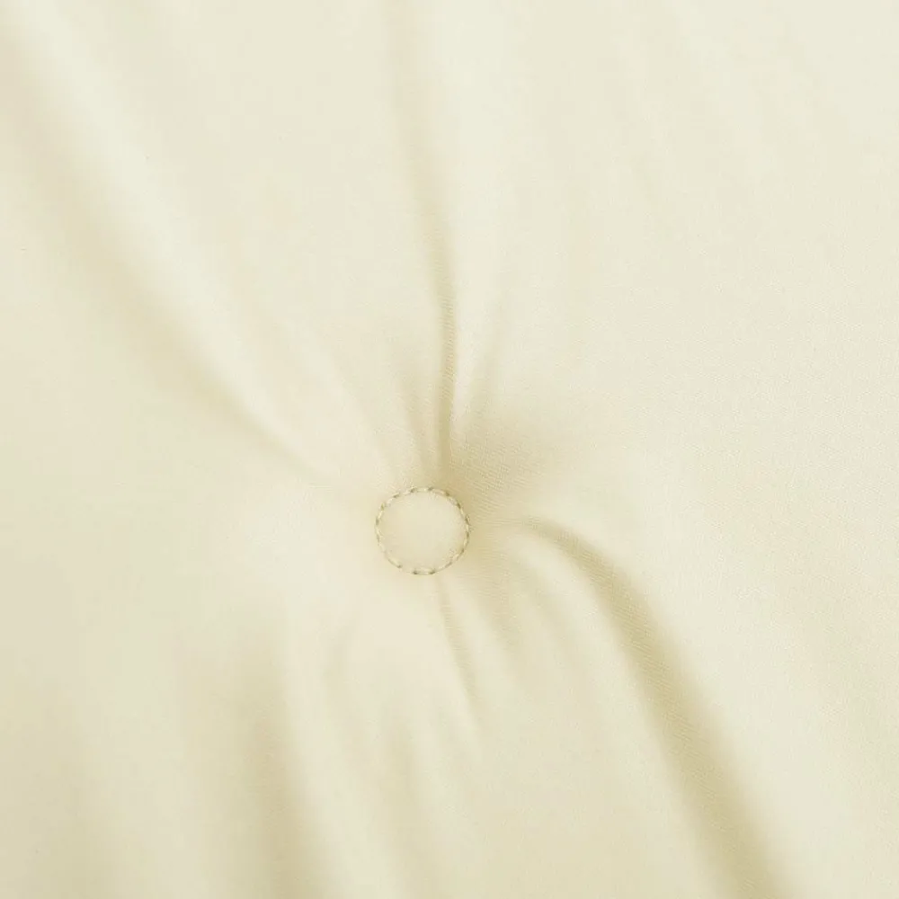Maison Exclusive - Coussin de chaise de terrasse crème (75+105)x50x4 cm Online