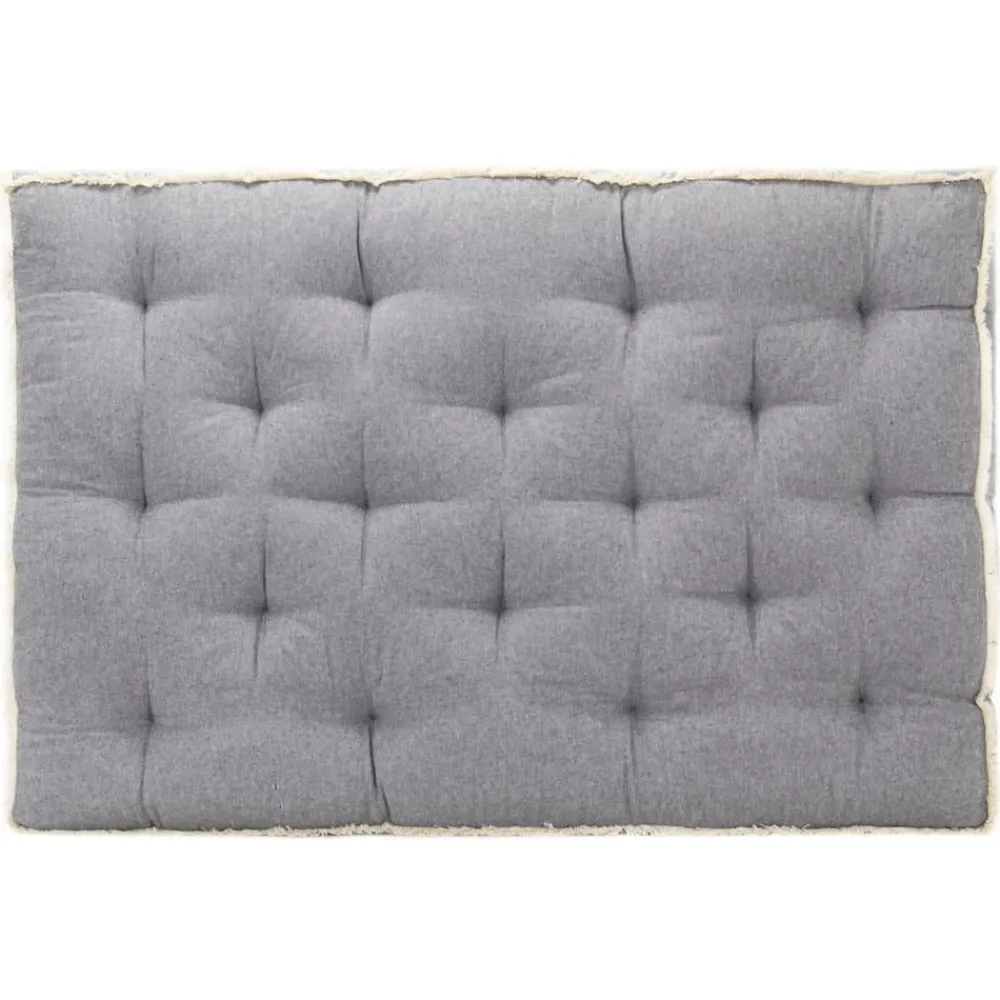 Maison Exclusive Coussins Extérieurs Et Accessoires | - Coussin de canapé palette gris clair tissu patchwork