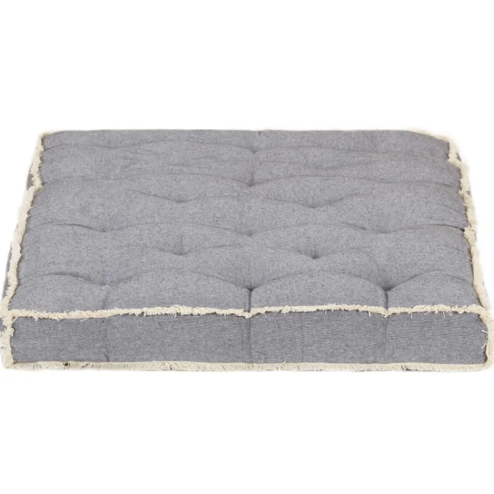 Maison Exclusive Coussins Extérieurs Et Accessoires | - Coussin de canapé palette gris clair tissu patchwork