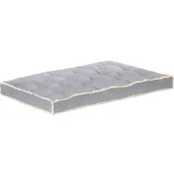 Maison Exclusive Coussins Extérieurs Et Accessoires | - Coussin de canapé palette gris clair tissu patchwork