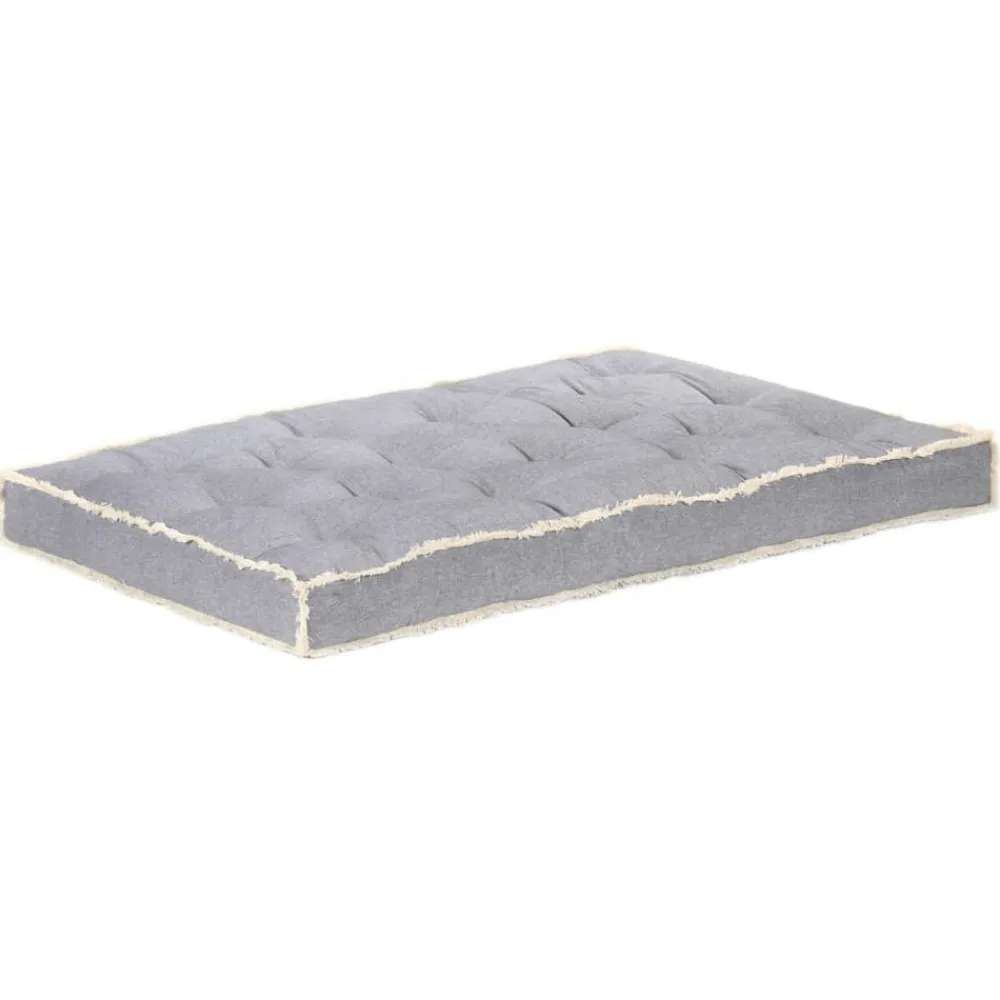 Maison Exclusive Coussins Extérieurs Et Accessoires | - Coussin de canapé palette gris clair tissu patchwork