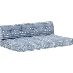 Maison Exclusive Coussins Extérieurs Et Accessoires | - Coussin de chaise de terrasse bleu royal (75+105)x50x4 cm