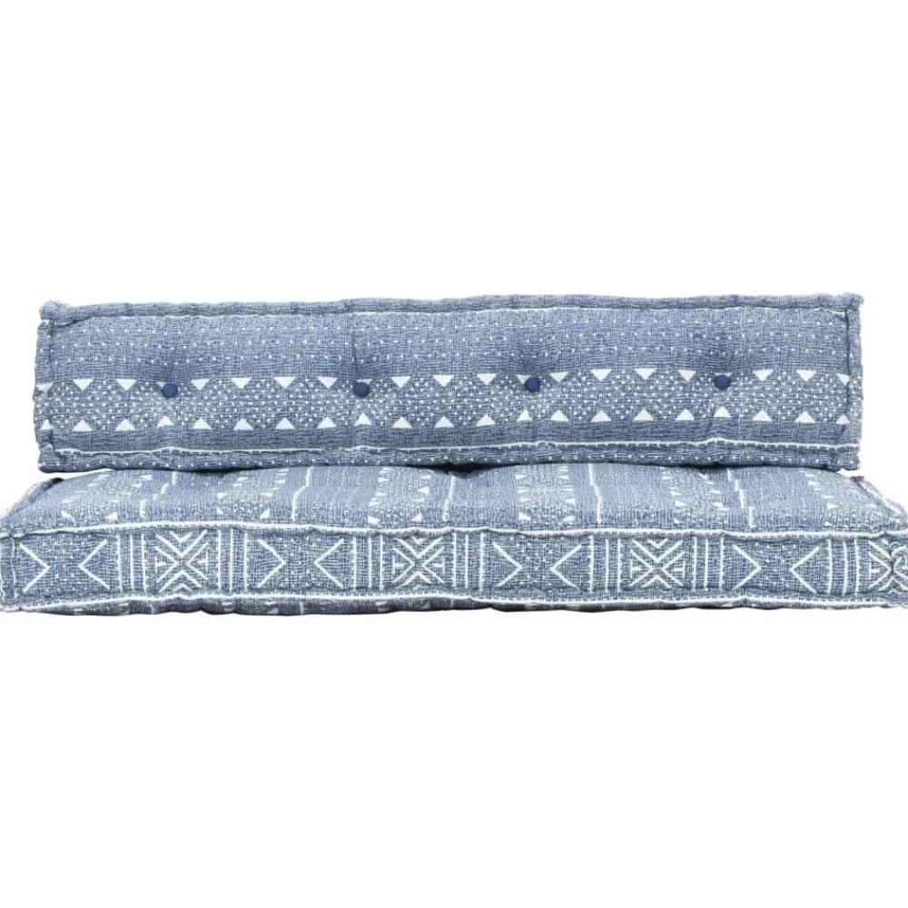 Maison Exclusive Coussins Extérieurs Et Accessoires | - Coussin de chaise de terrasse bleu royal (75+105)x50x4 cm