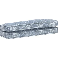 Maison Exclusive Coussins Extérieurs Et Accessoires | - Coussin de chaise de terrasse bleu royal (75+105)x50x4 cm